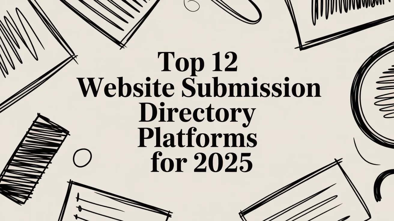 Top 12 Website Submission Directory Platforms for 2025